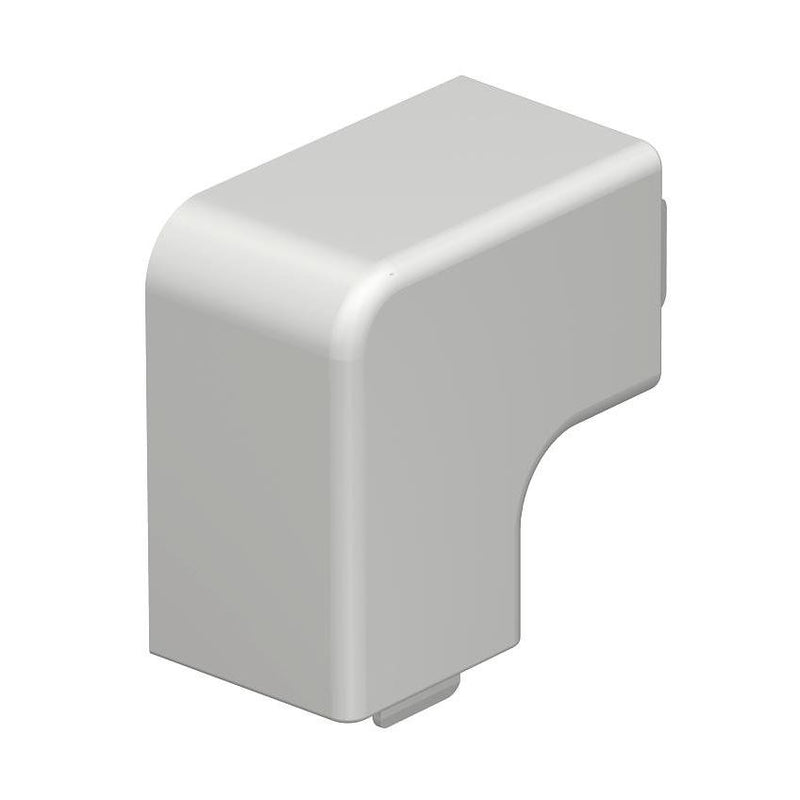 OBO Bettermann - Flachwinkel für Leitungführungskanal Flachwinkelhaube WDK HF25025RW − 4 Stück