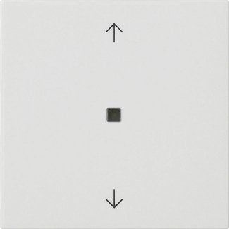 Gira - Abdeckung/Bedienelement für Installationsschalterprogramme Wippe 1-fach 538827 Reinweiß