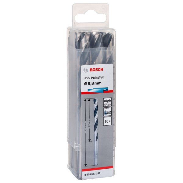 Bosch - Bohrer Metallspiralbohrer HSS 2608577266 PointTeQ DIN 338 9,8
