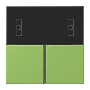 Jung - Abdeckung/Bedienelement für Installationsschalterprogramme Tastensatz 3fach LC 4093 TSA 220 vert 31
