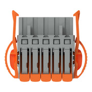 WAGO - Kabelsteckverbinder für Leiterplattensteckverbinder 1-LeiterFederleiste Hebel 2231-1105/038-000 Push-in CAGECLAMP,gr − 50 Stück