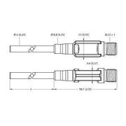 Turck - Temperaturmessumformer Temperaturerfassung TTM-206A #9910624 m. Stromausgang