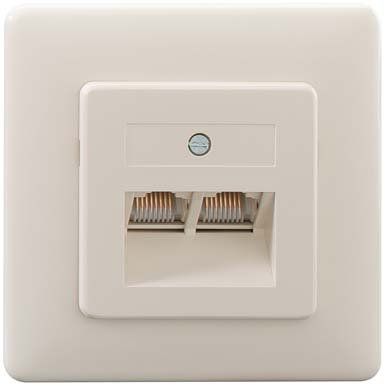 Rutenbeck - Kommunikationsanschlussdose Kupfer Universal-Anschlusseinheit UAE8/8(8/8)LSA Uprw − 1 Stück