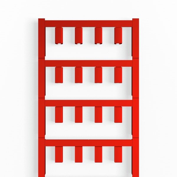 Weidmüller - Kabelmarkierungssystem Leitermarkierer VTSF4/12NEUTRALRT V0 12x5,7mm,rot − 192 Stück