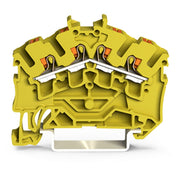 WAGO - Durchgangs-Reihenklemme 4-Leiter-Durchgangsklemme 2202-6406 mit Drücker,2,5 mm² − 100 Stück