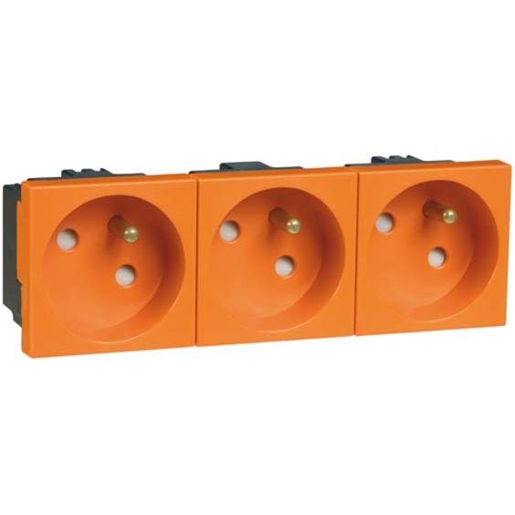 Peha - Schalter-/Steckdosenkombination Steckdose 3f B 6273.33 EMS SI WI