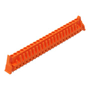 WAGO - Leiterplattensteckverbinder THT-Federleiste gerade 232-182/039-000 Maß 5,08mm,orange − 10 Stück