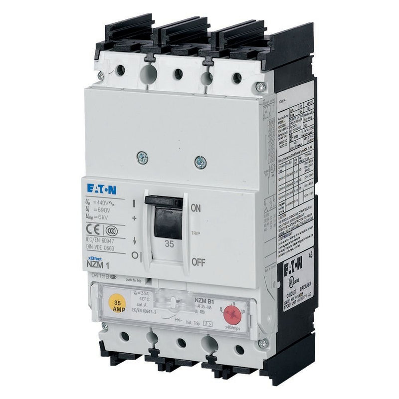 Eaton - Leistungsschalter für Trafo-, Generator- und Anlagenschutz Leistungsschalter 3polig NZMN1-AF40-NA 40A