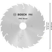 Bosch - Kreissägeblatt PRO Wood Kreissägeblatt, 2608640801 190 x 2,4 x 30 mm