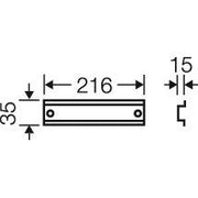 Hensel - Tragschiene FP TS 27 216mm lang