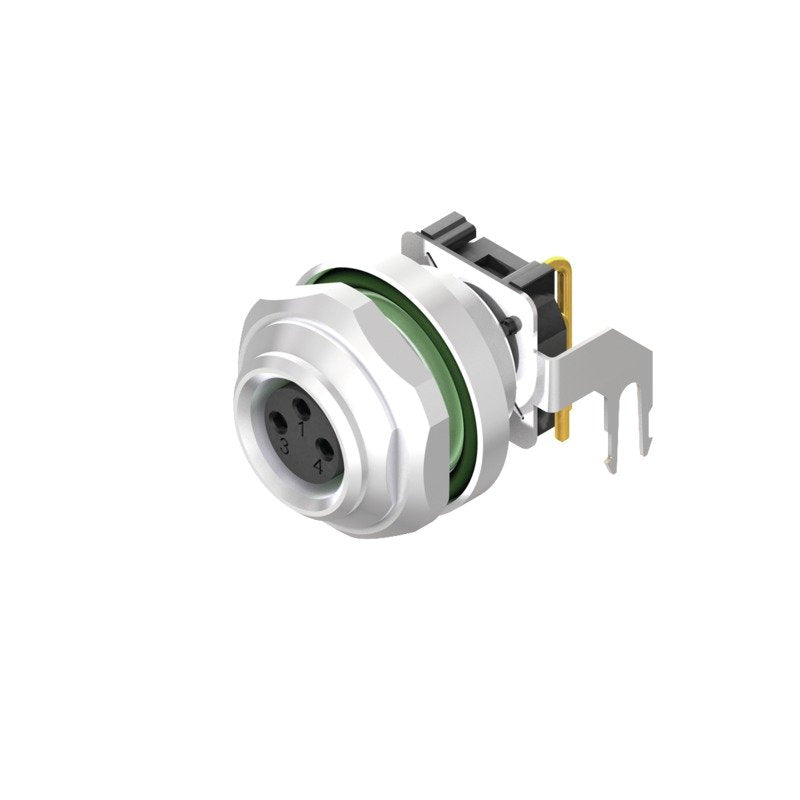 Weidmüller - Rundsteckverbinder, Einbau (PCB) Stecker SAIEW-M8B-3S-H12TL M8 − 10 Stück