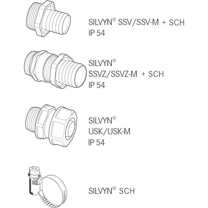 Lapp Zubehör - Kunststoff-Schutzschlauch SILVYN-SP-PU-10X14-BK-25M 61793620 − 25 Meter