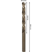 Bosch - Bohrer PRO Stainless Steel HSS-Co 2608585894 Spiralbohrer 8 x 75