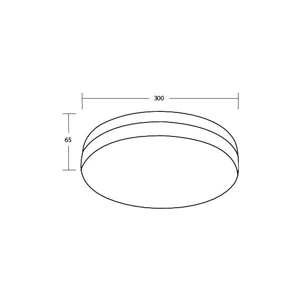 Brumberg Leuchten - Decken-/Wandleuchte Anbauleuchte 3x E27 57103150