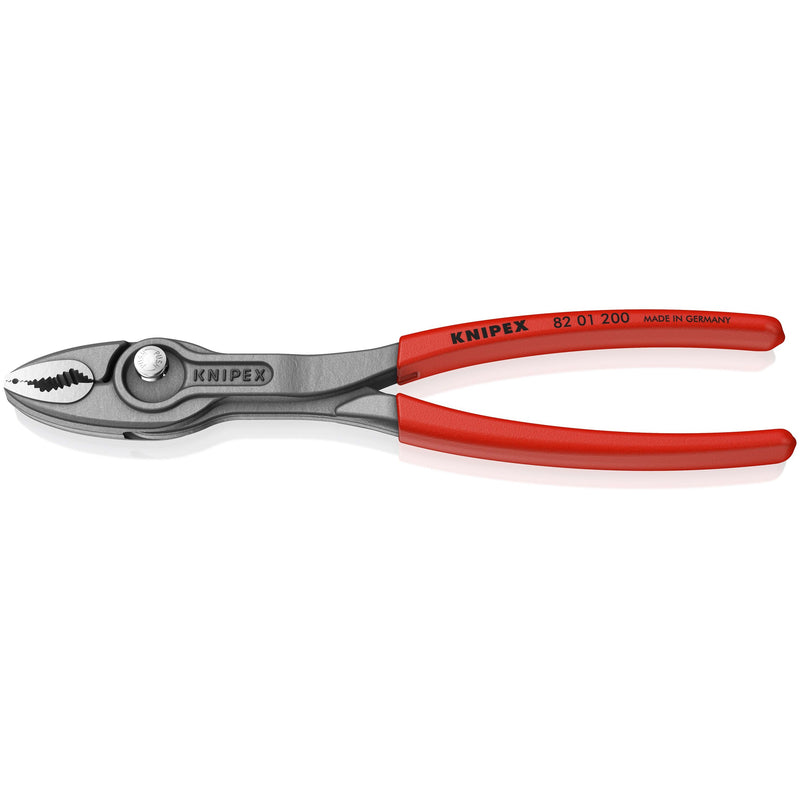 Knipex - Wasserpumpenzange Frontgreifzange 82 01 200 schwarz atramentiert