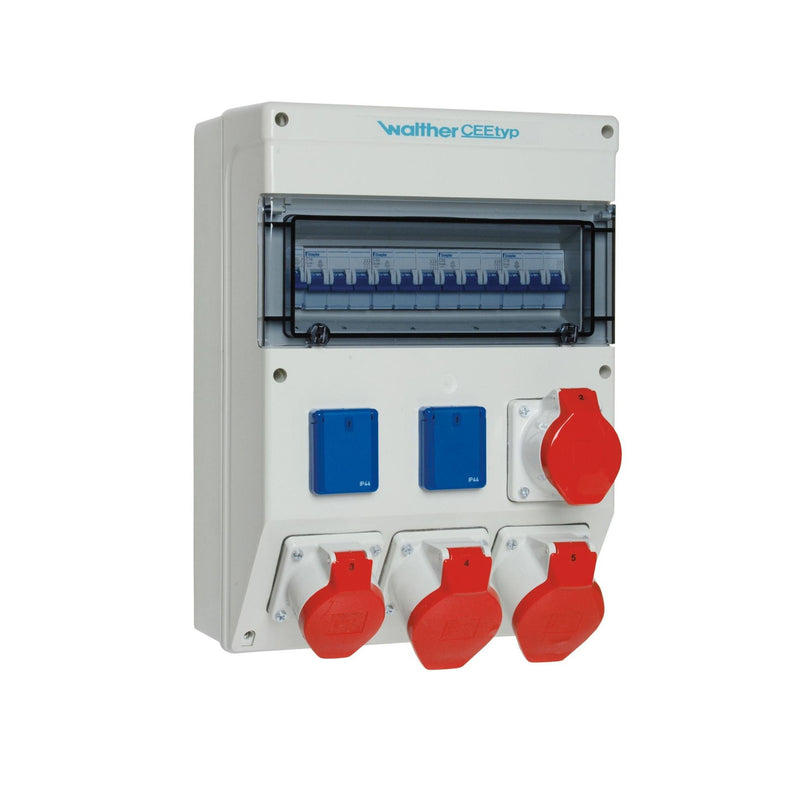 Walther Werke - CEE-Steckdosen-Kombination (IEC 60309) Steckdosenkombination 6823302 SK II
