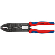 Knipex - Presswerkzeug Kabelschuhe/Verbinder, Aderendhülsen, Schirmanschluss Crimpzange 97 22 240 SB 240mm