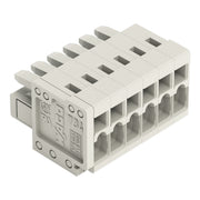 WAGO - Kabelsteckverbinder für Leiterplattensteckverbinder 1-Leiter-Federleiste 734-109 CAGECLAMP 1,5mm²,lgr − 50 Stück