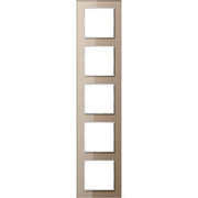 Jung - Abdeckrahmen Glasrahmen 5fach AC 585 GL CH waage-/senkrecht