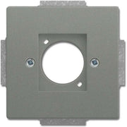 Busch-Jaeger - Einsatz/Abdeckung für Kommunikationstechnik XLR-Zentralscheibe 2553-803 graumetallic
