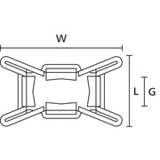HellermannTyton - Kabelbinder 15m ELTY-POM-BK-I1 30 Köpfe