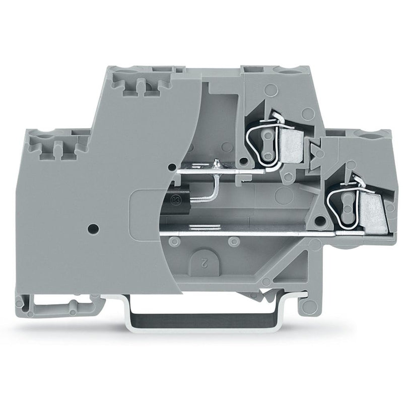 WAGO - Bauelement-Reihenklemme Bauelementklemme 280-944/281-589 Abschlussplatte,grau