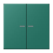 Jung - Abdeckung/Bedienelement für Installationsschalterprogramme Wippe mit Lichtleiter LC 102 KO5 216 vert anglais