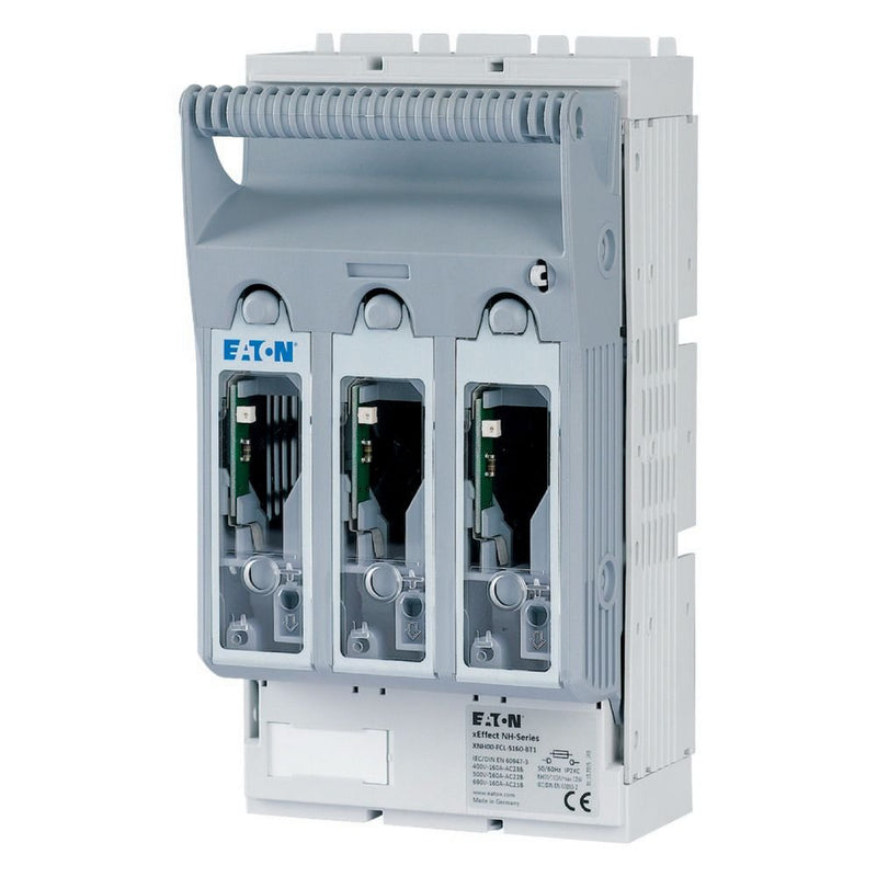Eaton - Sicherungslasttrennschalter NH-Trenner 3P Rahmenklemme XNH00-FCL-S160-BT1 3p Sammelschiene NH0