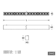 LTS Licht&Leuchten - Pendelleuchte LED-Pendelleuchte CHOCM-P107 #658320 830, DALI, si