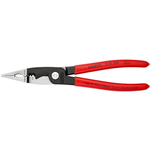 Knipex - Abisolierzange Elektro-Installationszange 13 81 200 200mm
