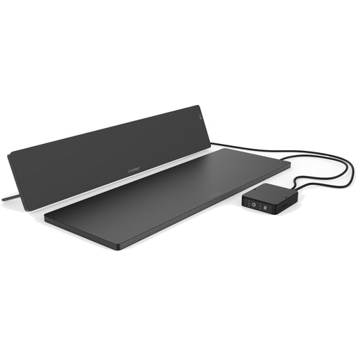 Etherma - Infrarot-Strahlungspaneel Arbeitsplatzheizung-Set LAVA-DESK-ZONE-B Schwarz 230V