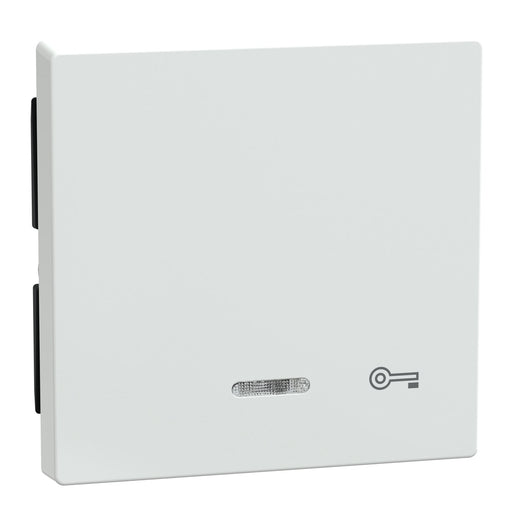 Merten - Abdeckung/Bedienelement für Installationsschalterprogramme Wippe Kontr.Fenster aws/gl 435325 Aufdruck Schlüssel