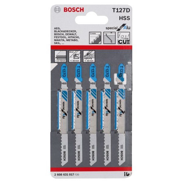 Bosch - Stichsägeblatt PRO Alu T127D 2608631017 Stichsägeblatt 100