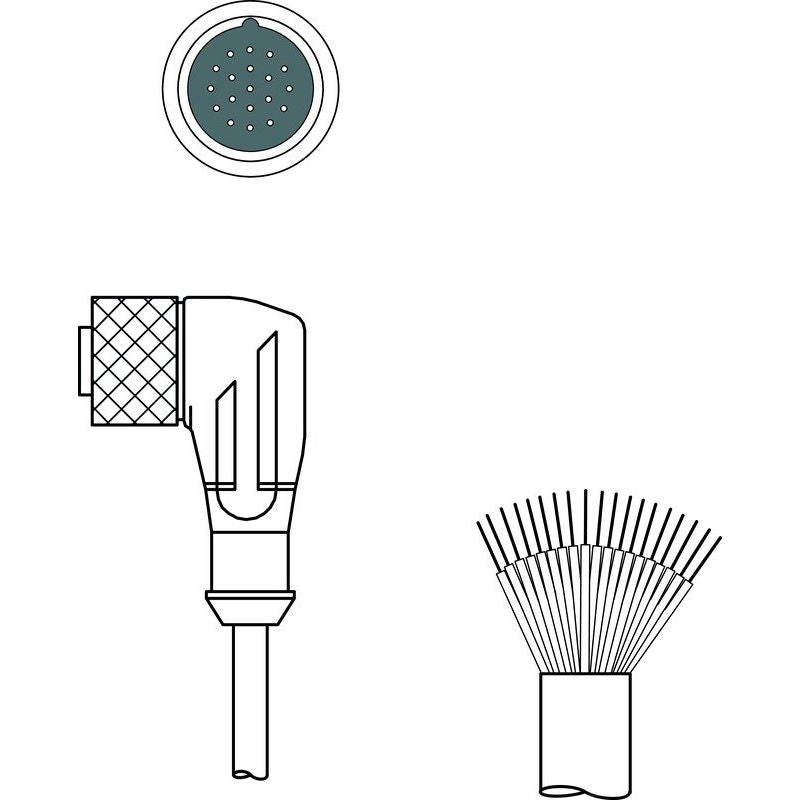 Leuze - Konfektioniertes Sensor-Aktor-Kabel Anschlussleitung KD U-M23-JW-P1-050