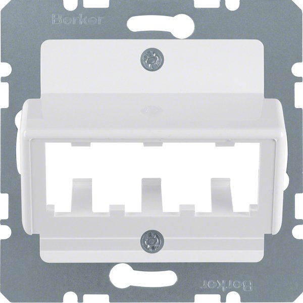 Berker - Einsatz/Abdeckung für Kommunikationstechnik Zentralplatte pws 142709 f.3 MINI-COM Module