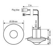 ESYLUX - Bussystem-Bewegungsmelder Decken-Präsenzmelder PD-C 360 #EP10428487