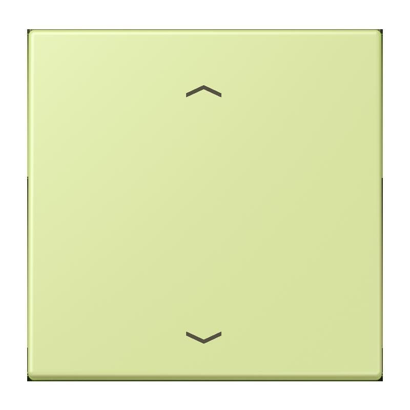 Jung - Abdeckung/Bedienelement für Installationsschalterprogramme Wippe mit Pfeilsymbolen LC 101P 222 vert jaune clair