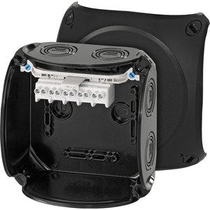 Hensel - Dose, Gehäuse für Montage auf der Wand/Decke Kabelabzweigkasten KF 0604 B 1,5-4 5pol. sw − 1 Stück by Hensel
