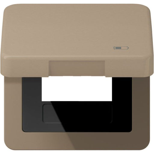 Jung - Abdeckrahmen Klappdeckel CD 590 KL USB GB Symbol USB-Ladegerät