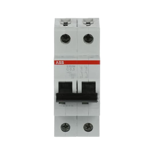 ABB Stotz S&J - Leitungsschutzschalter Sicherungsautomat S202M-C0,5 10kA 0,5A C 2p