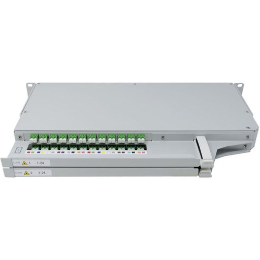 Connect Com - Patchpanel LWL Patchpanel 1HE rechts 951750 24xLC/APC Duplex Kup