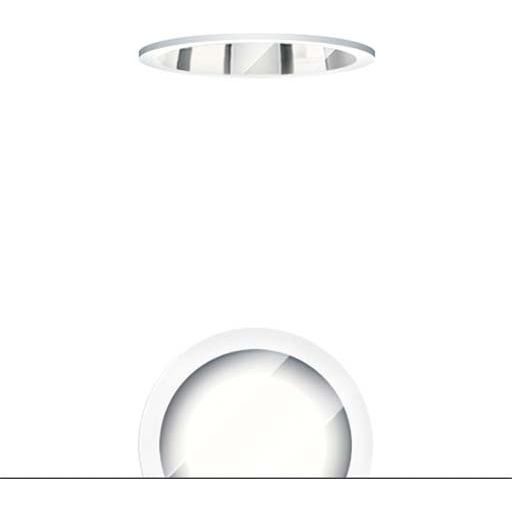 Zumtobel Group - Lichttechnisches Zubehör/Ersatzteile für Leuchten Vorsatz klar PANOS INF #60800646 IP54 Glas E200 WH
