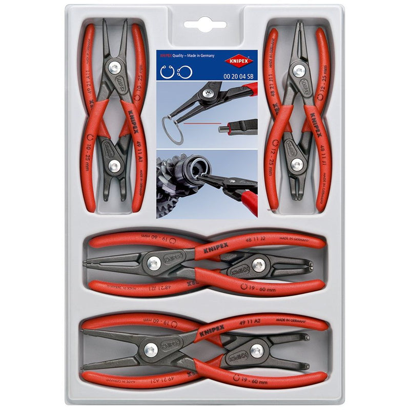 Knipex - Werkzeugset Präz.-Sicherungszangen 00 20 04 SB Set