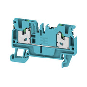 Weidmüller - Durchgangs-Reihenklemme Klemme S2C 2.5 DL BL SNAP IN, 2.5 mm² − 100 Stück