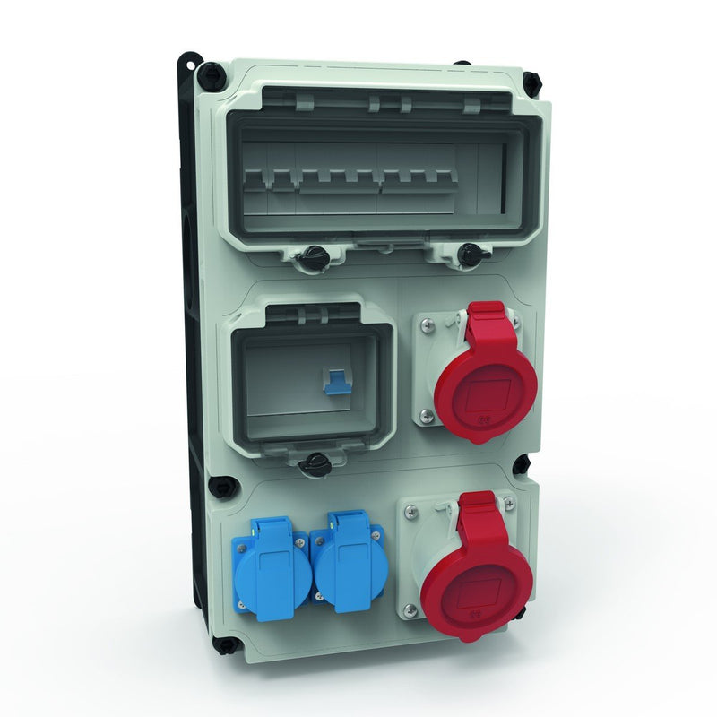 Bals Elektrotech - CEE-Steckdosen-Kombination (IEC 60309) Steckdosen-Kombination 89076 Größe L