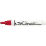 Pica-Marker - Markierungsstift Lack-/Industriemarker 524/40 rot − 10 Stück