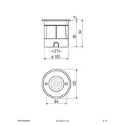EVN Lichttechnik - Bodeneinbauleuchte LED-Bodeneinbauleuchte PC67106002NM IP67