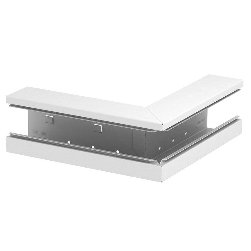 OBO Bettermann - Außeneck für Geräteeinbaukanal Außeneck GS-AA90130RW asymmetrisch