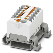 Phoenix Contact - Durchgangs-Reihenklemme Verteilerblock PTFIX10/12X4-NS35AWH − 8 Stück
