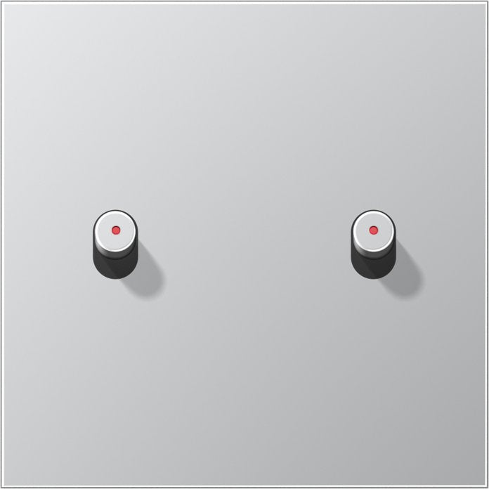 Jung - Abdeckung/Bedienelement für Installationsschalterprogramme Abdeckung 1-fach AL 12-5 KO R 0 mit 1 Kipphebel KO